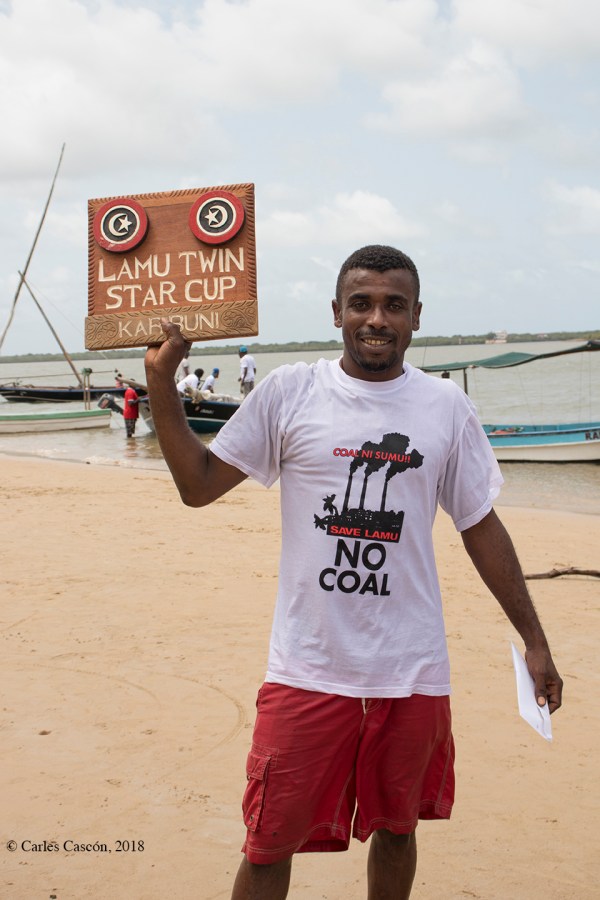 Ganadores de la carrera de dhows