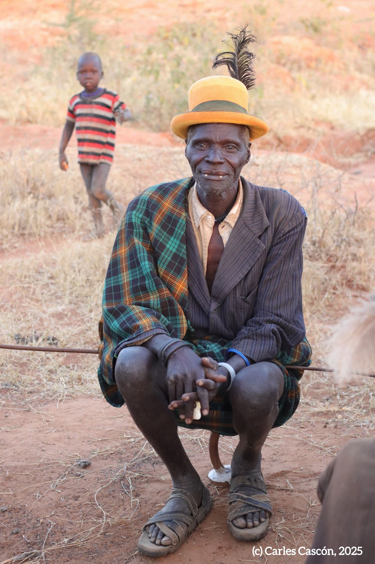 Jie man. Nkapelmorou, Kotido district. Karamoja, north-eastern Uganda